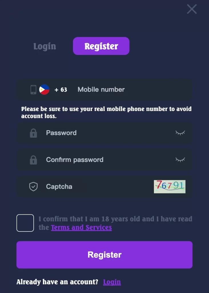 Taya88 registration welcome bonus promotion